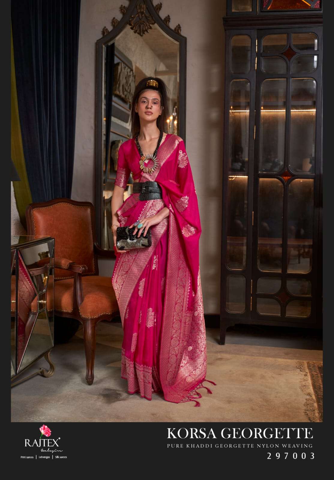Rajtex Korsa Georgette - Amrah Wholesale