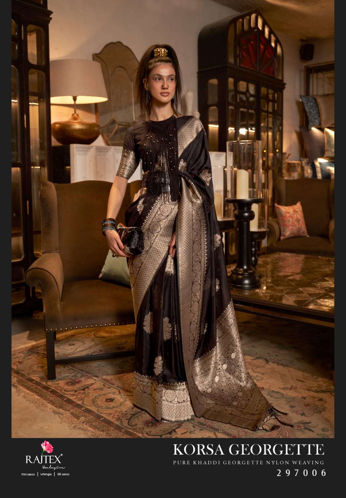 Rajtex Korsa Georgette - Amrah Wholesale