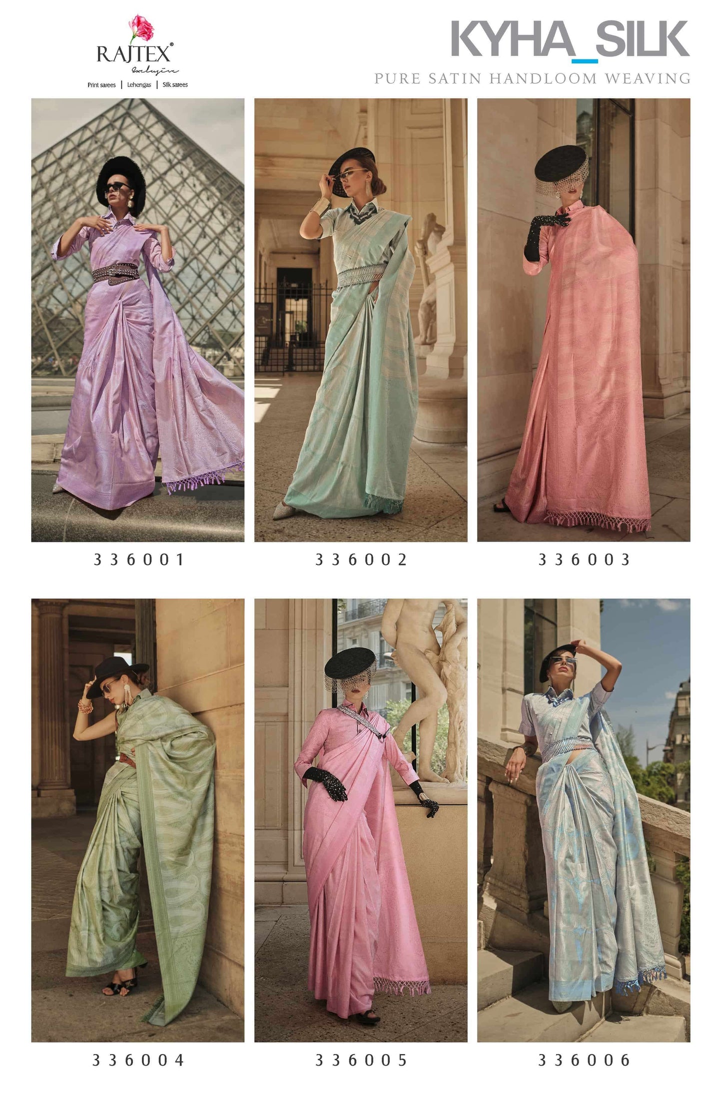Rajtex Kyha Silk Premium Satin Silk Saree Wholesale