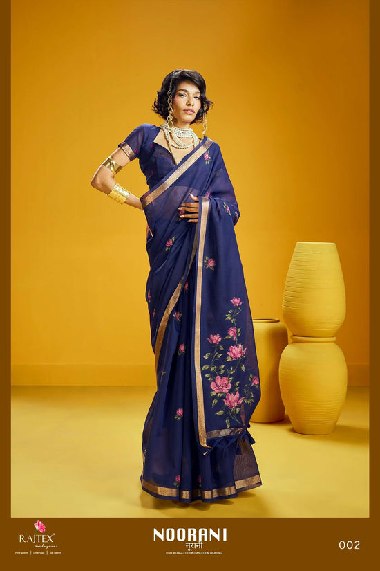 Rajtex Noorani Munga Handloom Weaving Saree