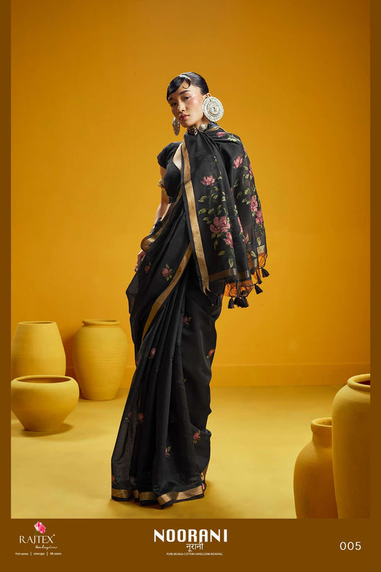 Rajtex Noorani Munga Handloom Weaving Saree