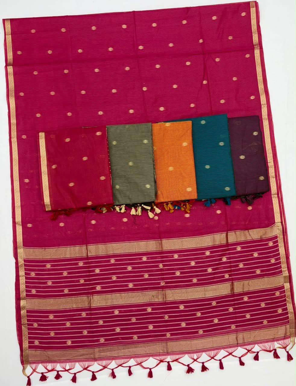 RAJTEX PINCODE Handloom Weaving Silk Printed Saree