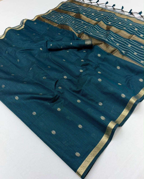 RAJTEX PINCODE Handloom Weaving Silk Printed Saree