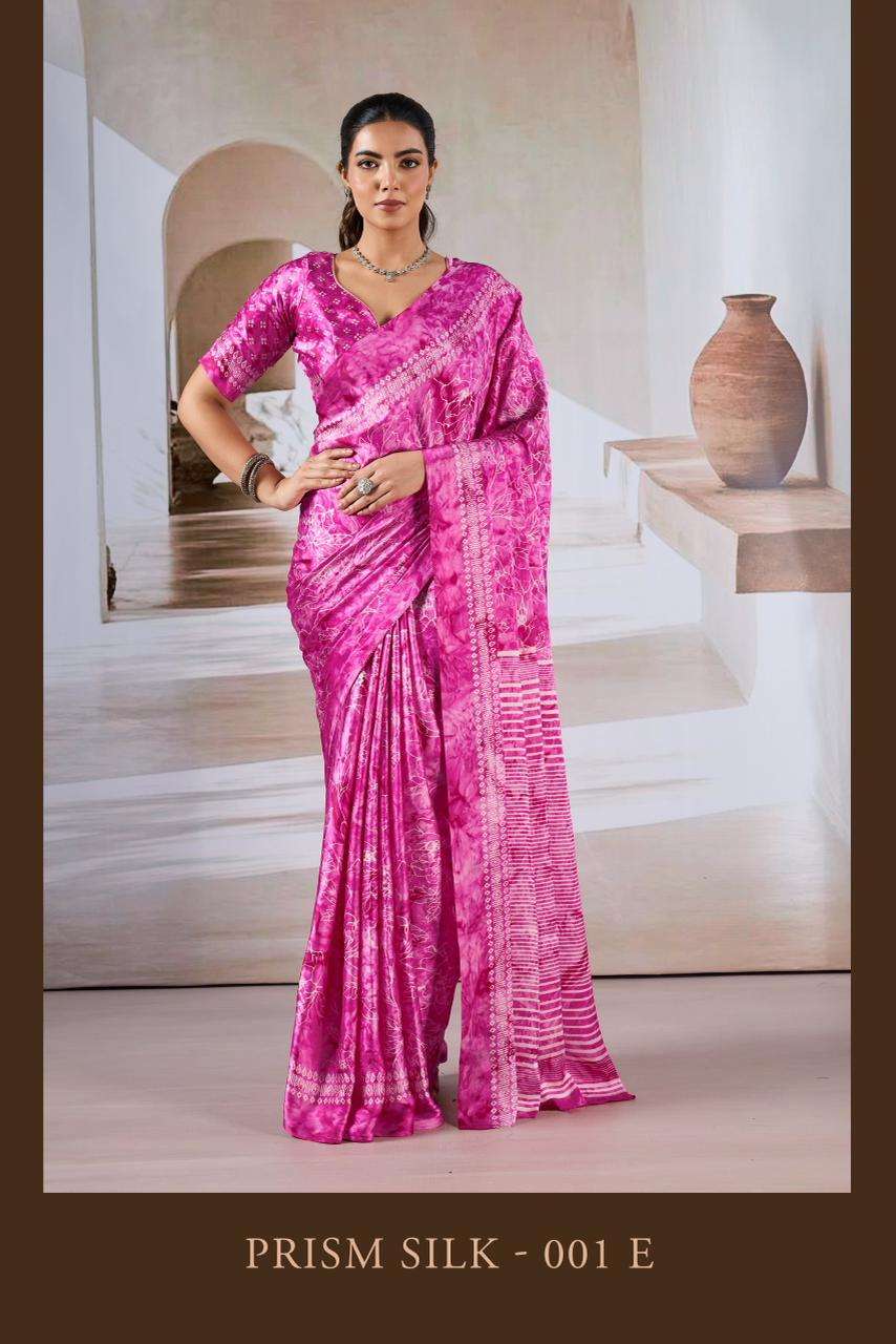 RAJTEX PRISM SILK Modal Satin Sarees