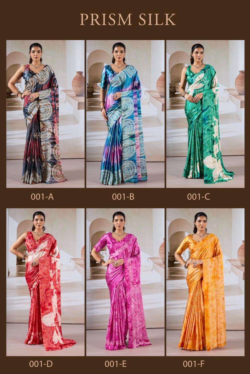 RAJTEX PRISM SILK Modal Satin Sarees
