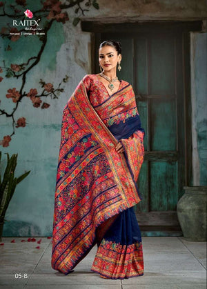 Rajtex Pure Kashmiri Vol 5 Modal Pashmina Saree