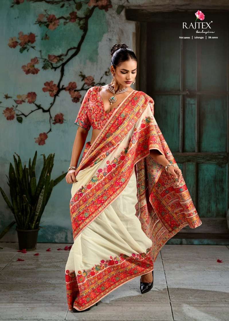 Rajtex Pure Kashmiri Vol 5 Modal Pashmina Saree