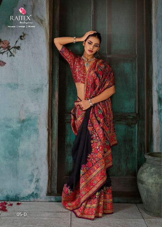 Rajtex Pure Kashmiri Vol 5 Modal Pashmina Saree