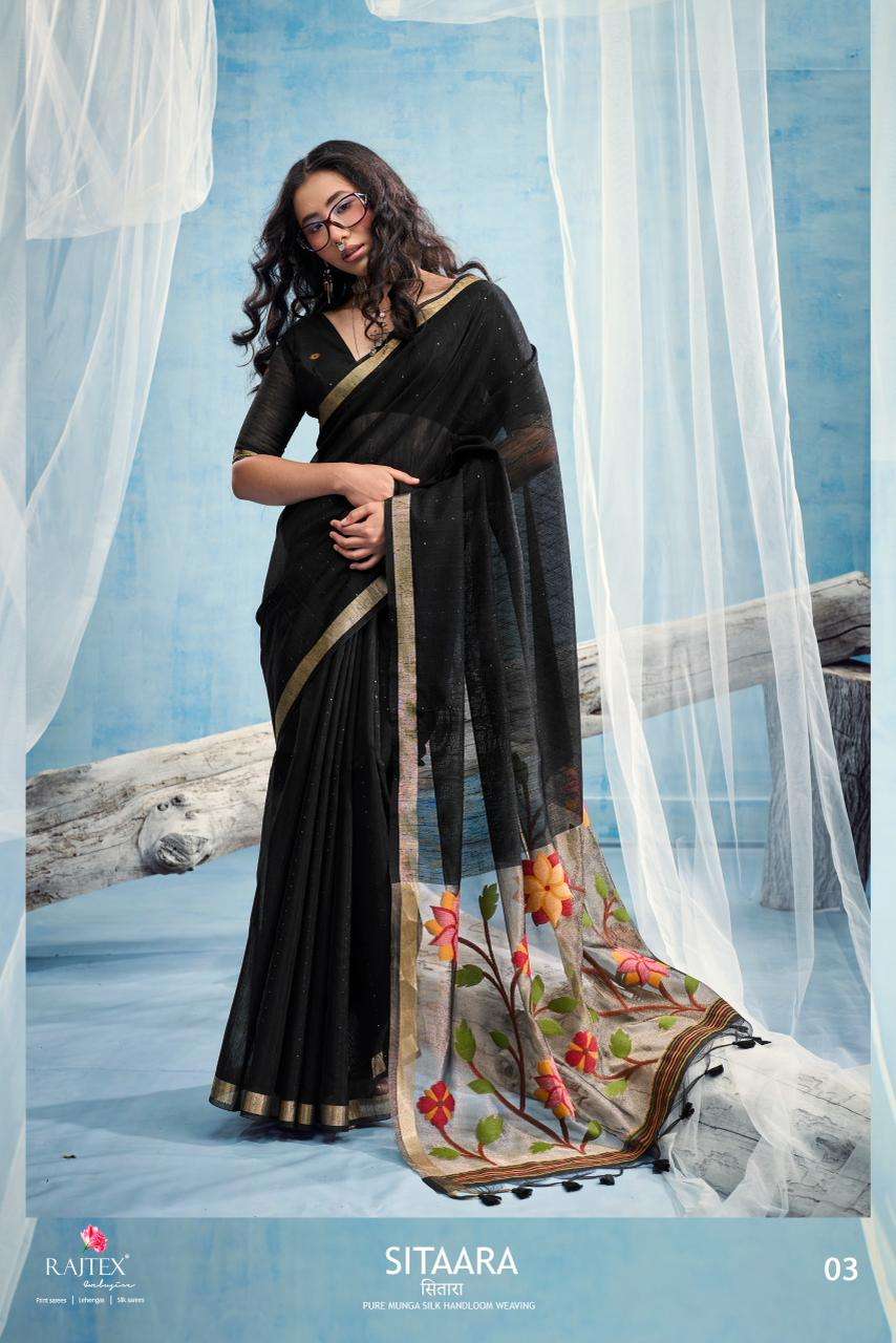 Rajtex Sitaara Munga Silk Printed Saree - Amrah Wholesale