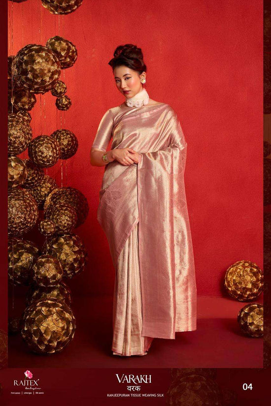 Rajtex Varakh Kanjipuram Tissue Silk Weaving Sarees