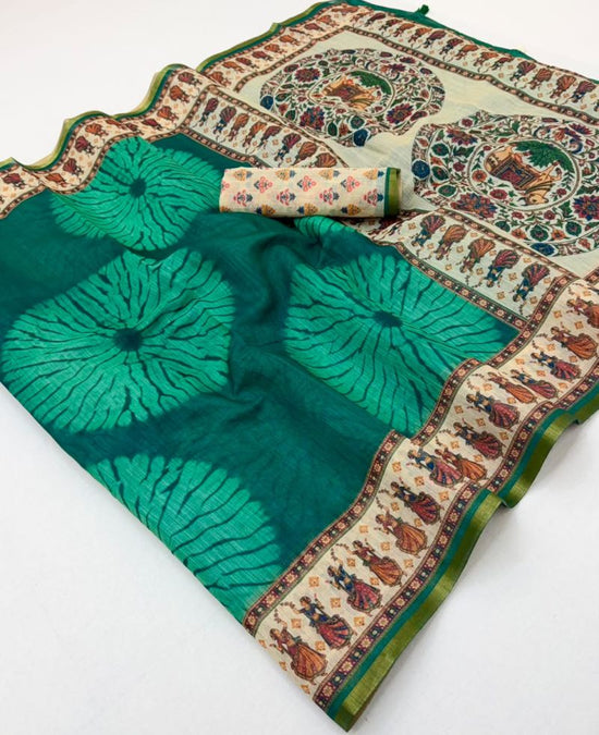 Rajyog D No 355001 To 06 Cotton Linen Saree