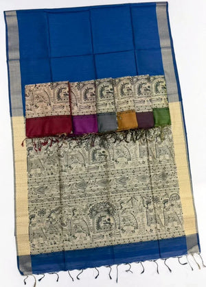 Rajyog Chaitra Handloom Tussar Silk Saree