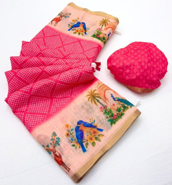 Rajyog D No 10061 To 68 Soft Cotton Linen Zari Border Saree