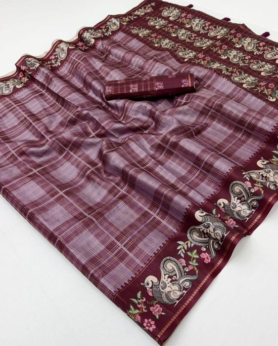 Rajyog D No 416001 To 06 Soft Tusser Silk Saree
