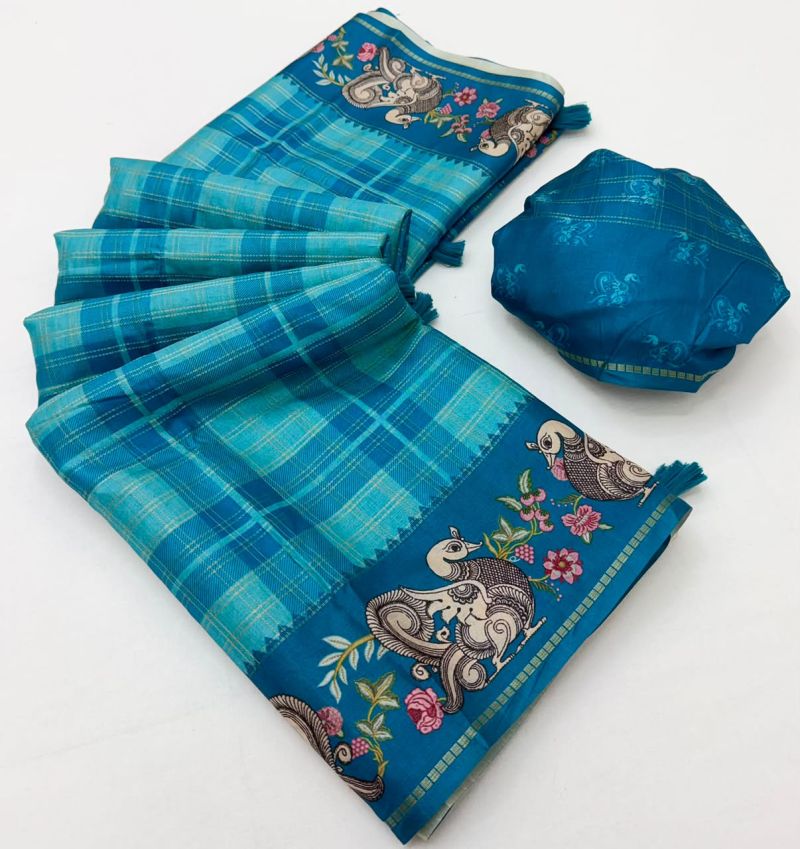 Rajyog D No 416001 To 06 Soft Tusser Silk Saree