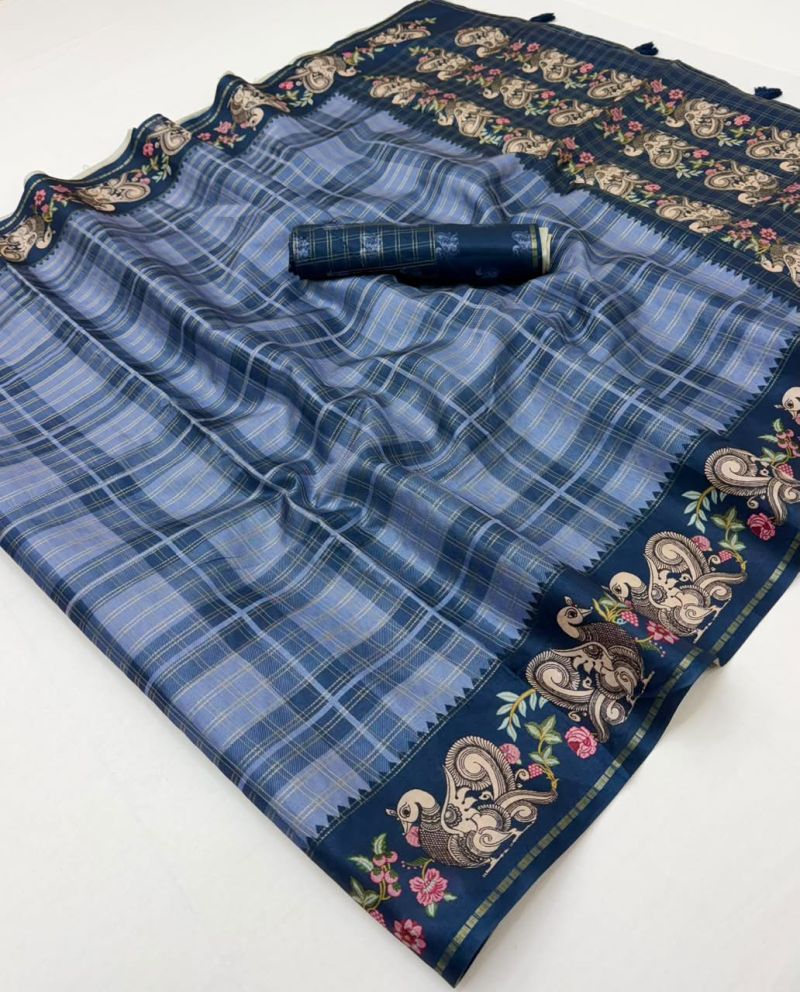 Rajyog D No 416001 To 06 Soft Tusser Silk Saree