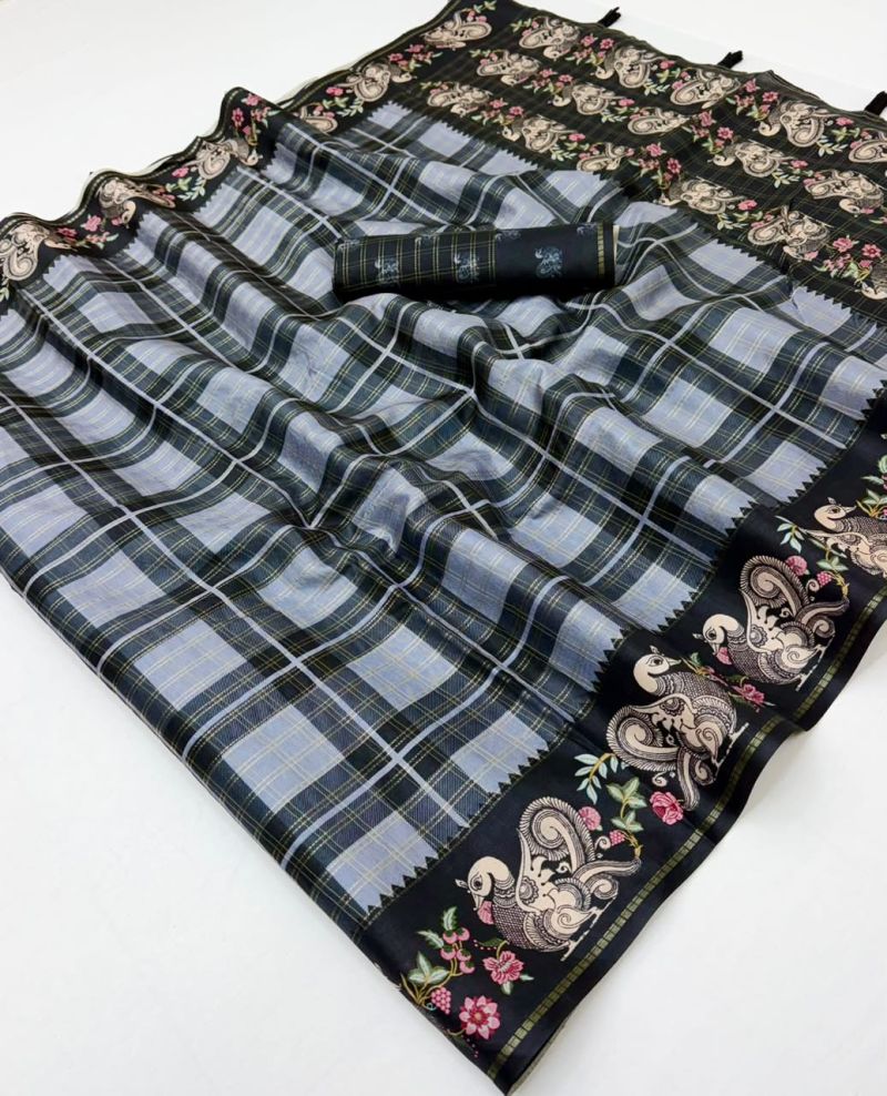 Rajyog D No 416001 To 06 Soft Tusser Silk Saree