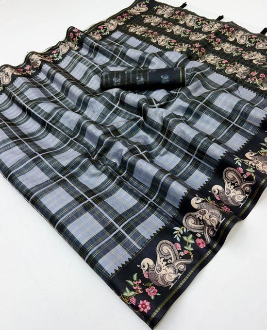Rajyog D No 416001 To 06 Soft Tusser Silk Saree