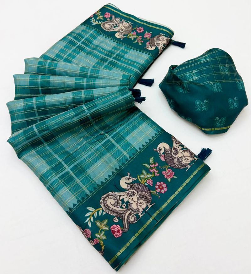 Rajyog D No 416001 To 06 Soft Tusser Silk Saree