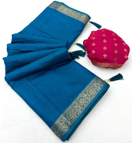 Rajyog Indu Vol 2 Cotton Viscose Zari Weaving Saree