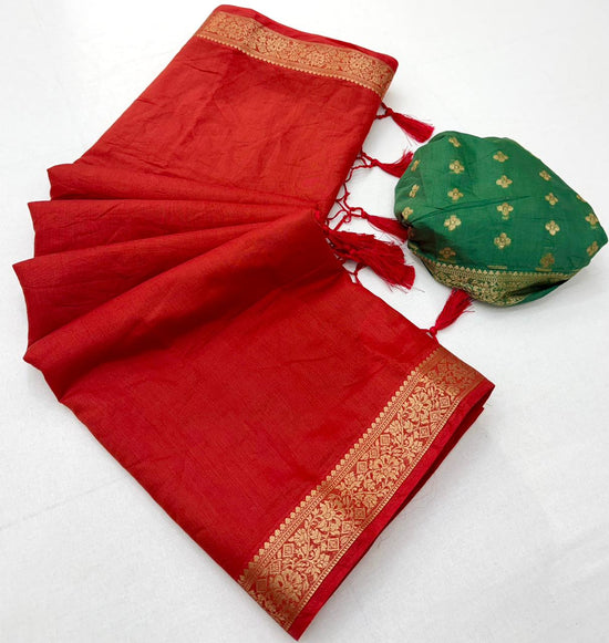 Rajyog Indu Vol 2 Cotton Viscose Zari Weaving Saree