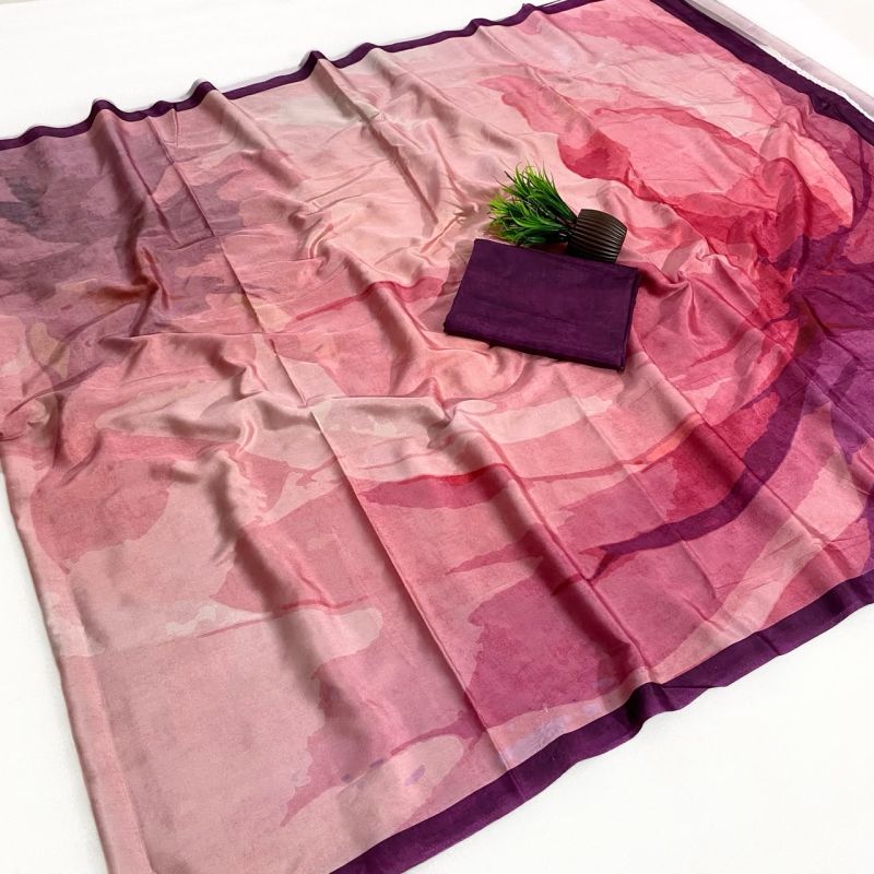 Rajyog Ruby Soft Italian Crepe Digital Printed Saree Collection