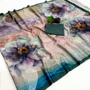 Rajyog Ruby Soft Italian Crepe Digital Printed Saree Collection