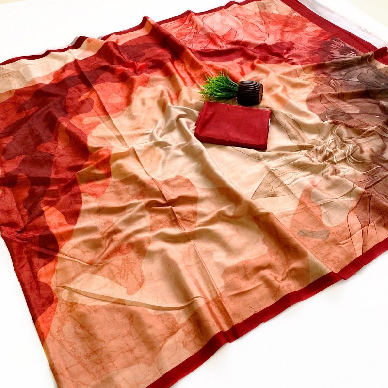 Rajyog Ruby Soft Italian Crepe Digital Printed Saree Collection