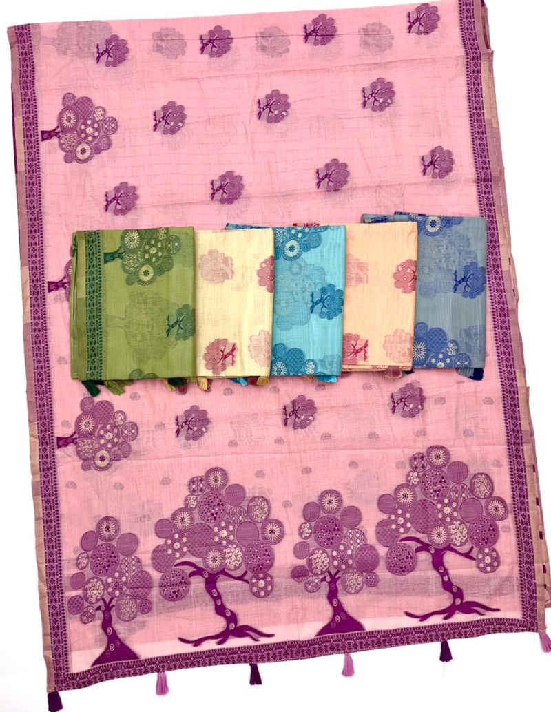 Rajyog Tapti D No 330001 To 06 Cotton Saree