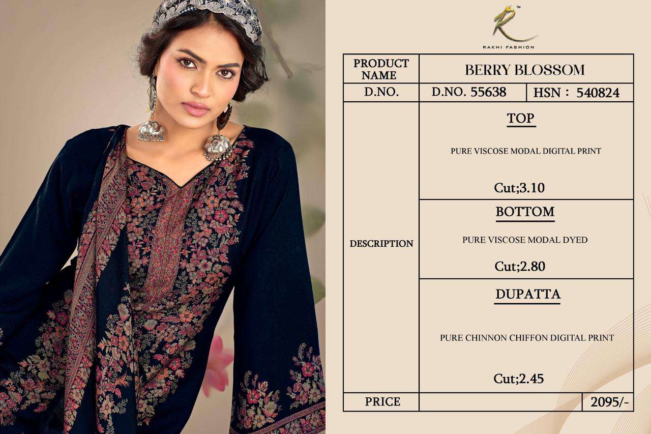 Rakhi Fashion Berry Blossom