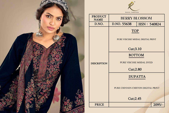 Rakhi Fashion Berry Blossom