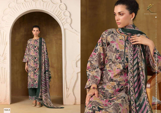 Rakhi Fashion Daisy Dream 73474 Premium Cotton Dress Material