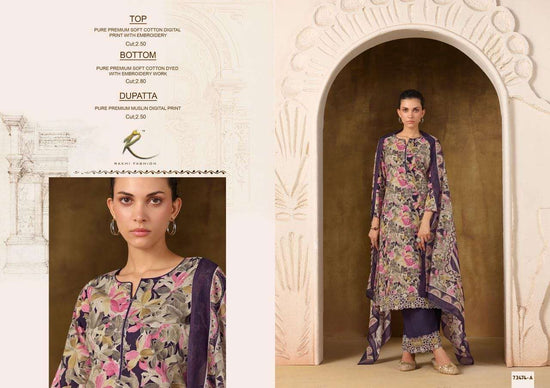 Rakhi Fashion Daisy Dream 73474 Premium Cotton Dress Material