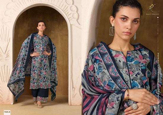 Rakhi Fashion Daisy Dream 73474 Premium Cotton Dress Material
