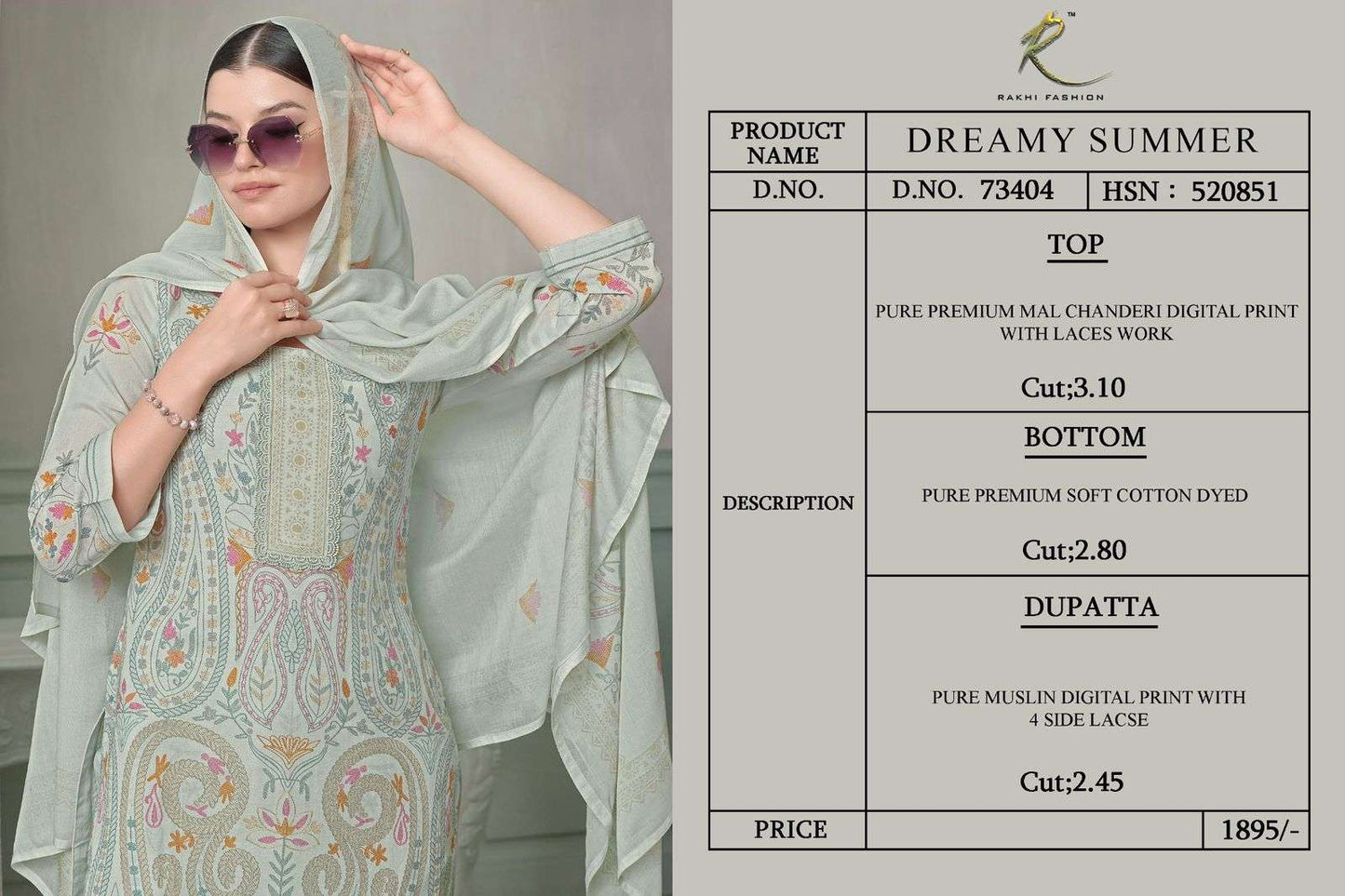 Rakhi Fashion Dreamy Summer 73404 - Amrah Wholesale