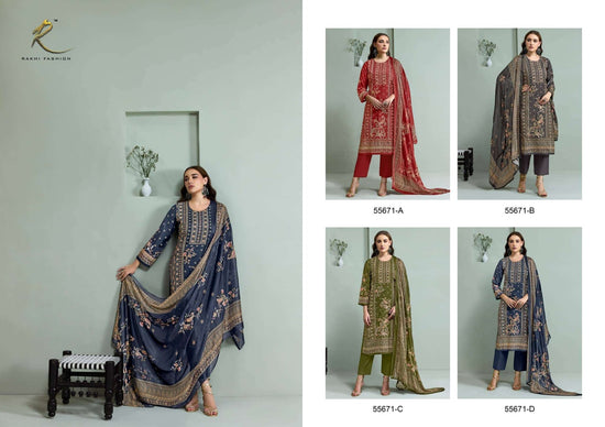 Rakhi Fashion Ethnic Ambience 55671 Modal Dress Material - Amrah Wholesale
