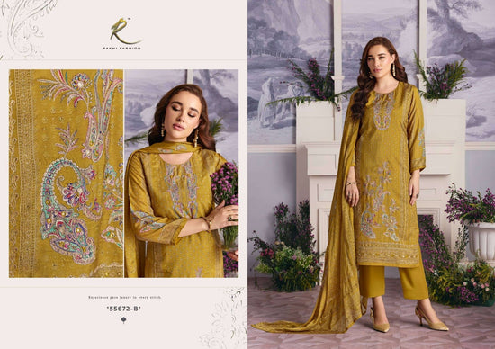 Rakhi Fashion Ethnic Ambience 55672 Modal Dress Material - Amrah Wholesale