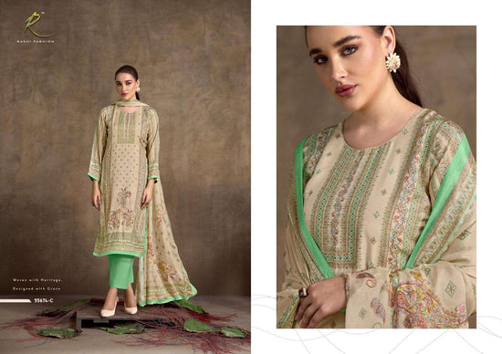 Rakhi Fashion Ethnic Ambience 55674 Viscose Modal Dress Material - Amrah Wholesale