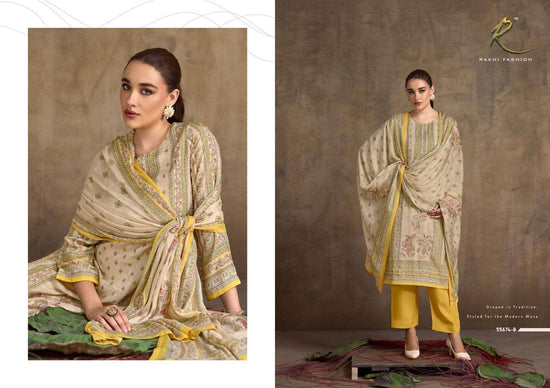 Rakhi Fashion Ethnic Ambience 55674 Viscose Modal Dress Material - Amrah Wholesale