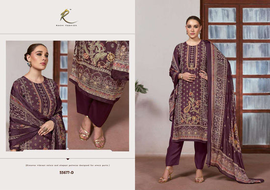 Rakhi Fashion Ethnic Ambience 55677 Premium Viscose Modal Dress Material