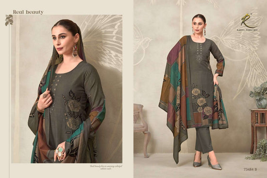Rakhi Fashion Galaxy Attire 73484 Premium Bemberg Mal Dress Material - Amrah Wholesale