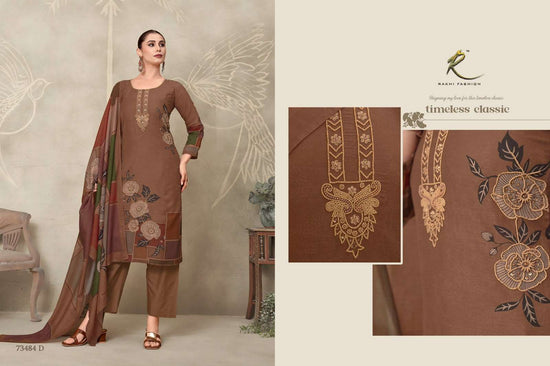 Rakhi Fashion Galaxy Attire 73484 Premium Bemberg Mal Dress Material - Amrah Wholesale