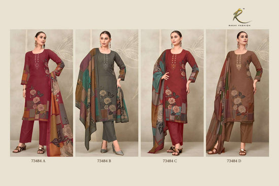Rakhi Fashion Galaxy Attire 73484 Premium Bemberg Mal Dress Material - Amrah Wholesale