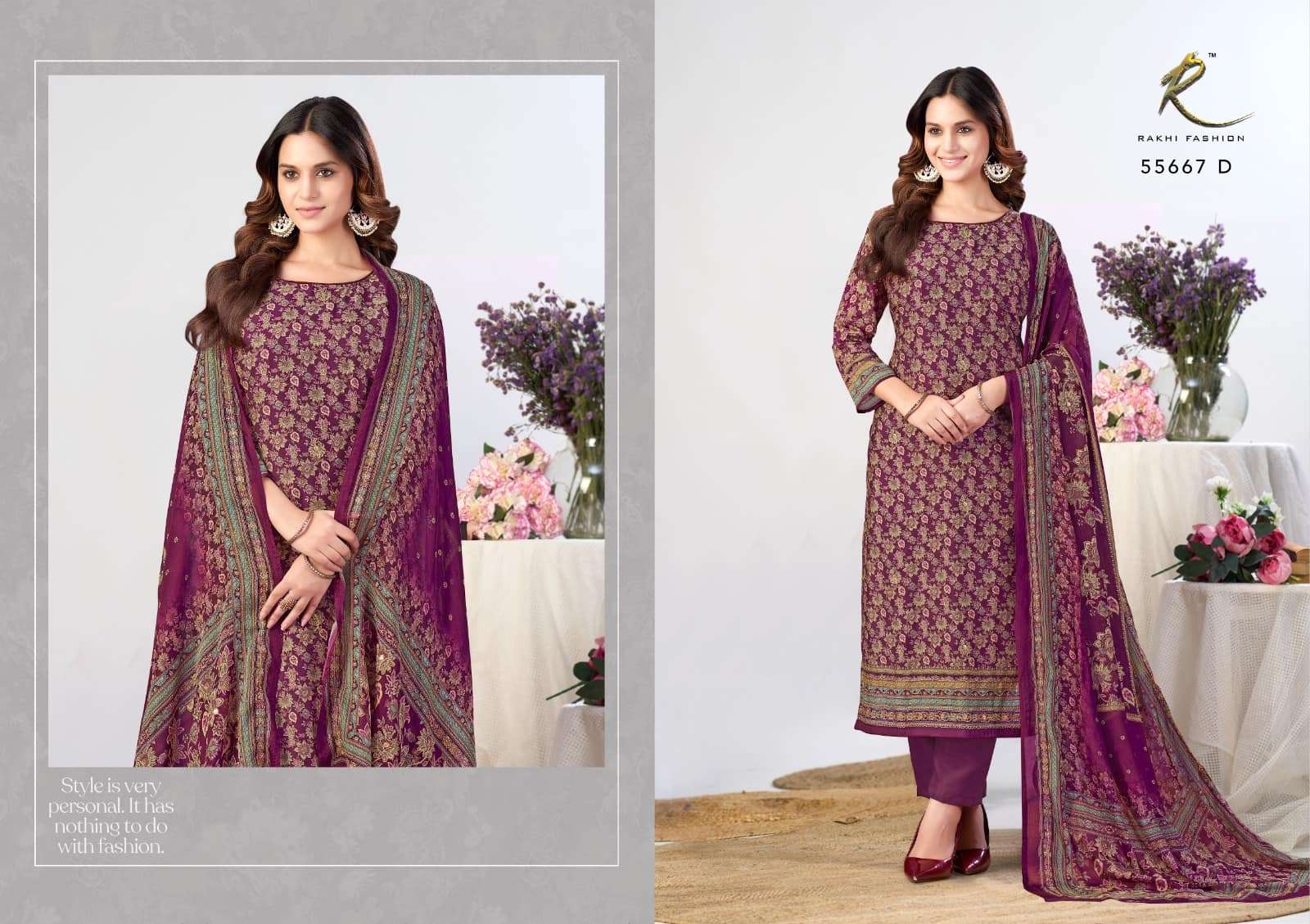 Rakhi Fashion Glimpse Of Andaaz 55667 Abcd Viscose Modal Dress Material - Amrah Wholesale