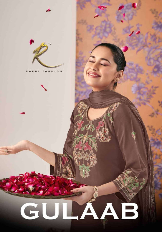 Rakhi Fashion Gulaab 55698 Bemberg Modal Salwar Suit