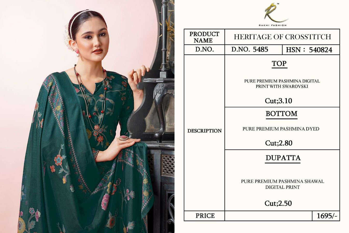 Rakhi Fashion Heritage of Crosstitch