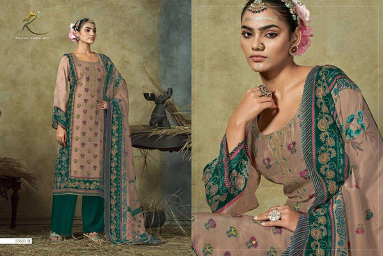 Rakhi Fashion Jahaan 55601 Bemberg Silk Dress Material - Amrah Wholesale
