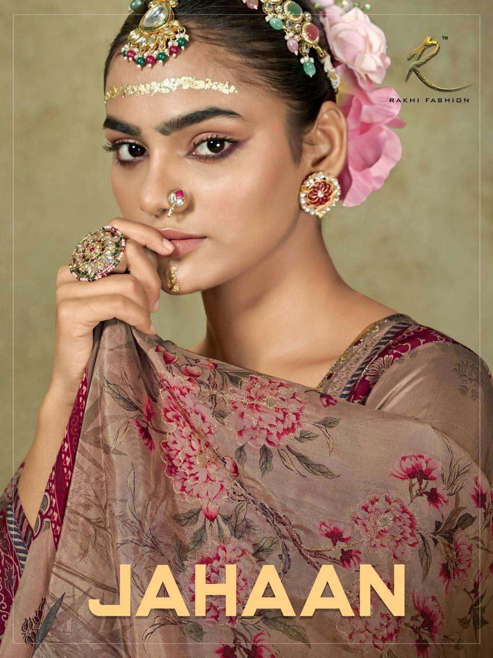 Rakhi Fashion Jahaan 55601 Bemberg Silk Dress Material - Amrah Wholesale