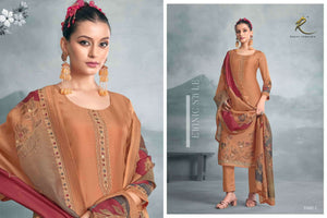 Rakhi Fashion Jahaan 55682 Pure Bemberg Silk Dress Material