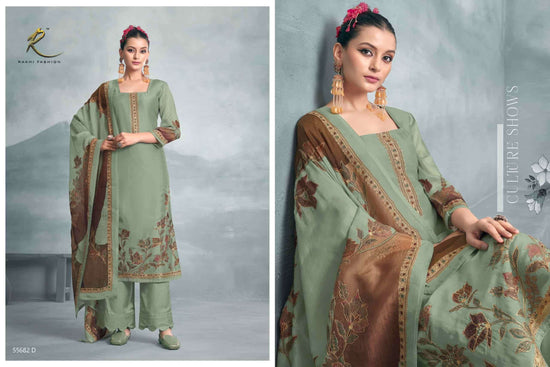 Rakhi Fashion Jahaan 55682 Pure Bemberg Silk Dress Material